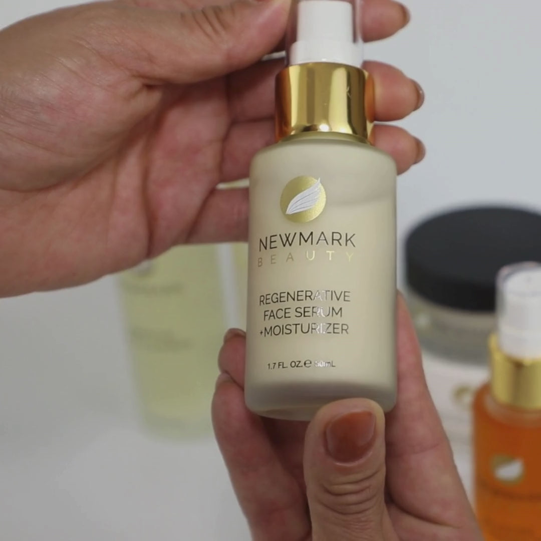 Regenerative Face Serum & Moisturizer by Newmark Beauty