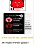 Viso LED Red Light Mask