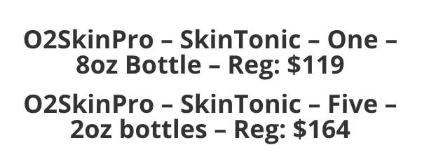02SkinTonic ® from O2SkinPro Combo Bundle (For Professionals)